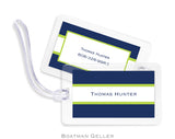 Stripe Navy & Lime