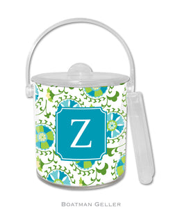 Suzani Teal Ice Bucket