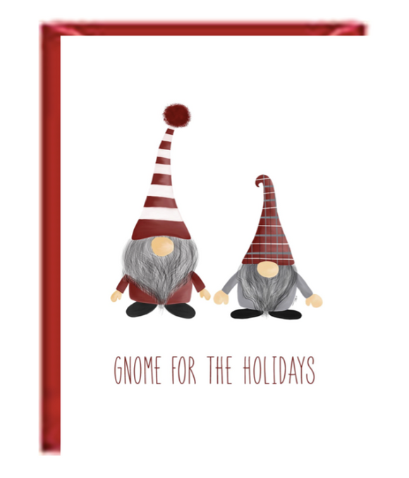 Holiday Boxed Noted Cards - Gnome For the Holidays