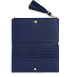 Tassel Fold Out Wallet - Navy