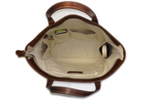 The S Zippered Tote Graphite Chmabray