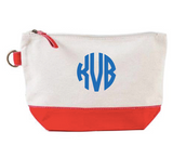 Red Blue Cosmetic Tote