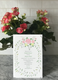 Floral Springtime Invitation