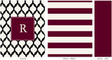 bordeaux lattice personalized tablet cover