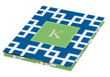 squared blue personalized tablet cover