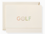 Golf Note Card Box