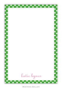 Dot Green Notepad