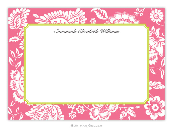 Savannah Pink Flat Card