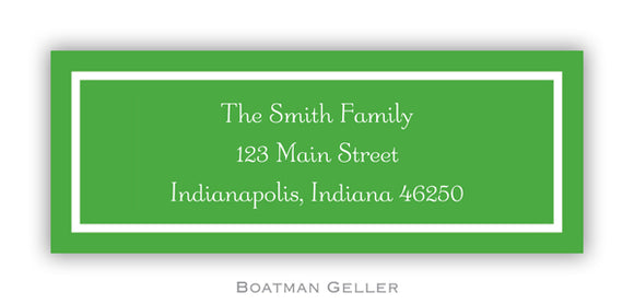 classic kelly Personalized Address Label