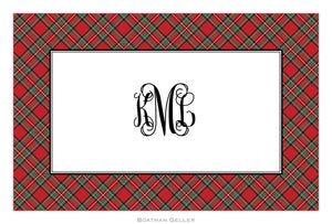 Plaid Red Placemat