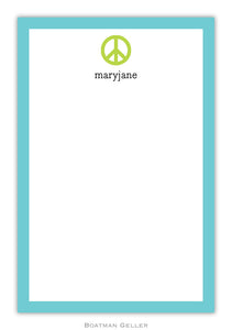 Peace Sign Notepad