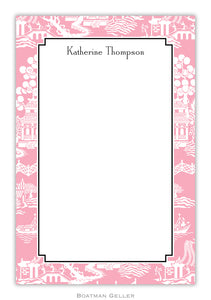 Chinoiserie Pink Notepad