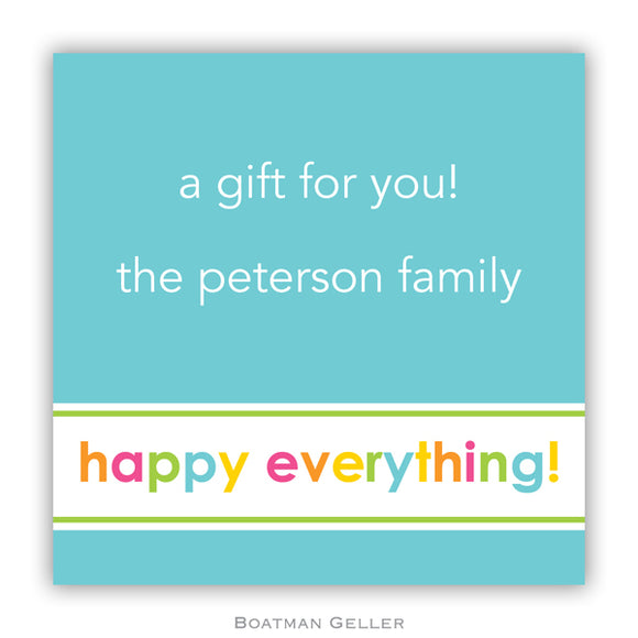 Happy Everything Personalized Stickers