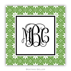 Medallion Green Personalized Stickers