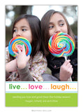 Live Love Laugh Photo Cards (25 pack)