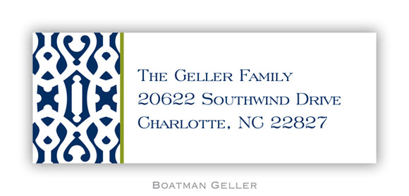 Cameron Navy Personalized Address Label