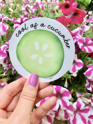 Sticker - Cool as a Cucumber