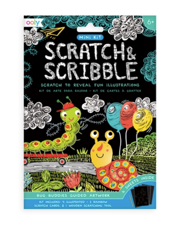 Mini Scratch & Scribble Art Kit : Bug