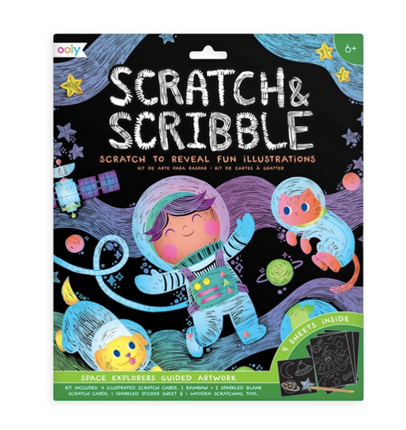 Scratch and Scribble Art Kit : Space Explorer