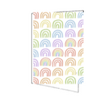 Rainbow Foldover Notecards