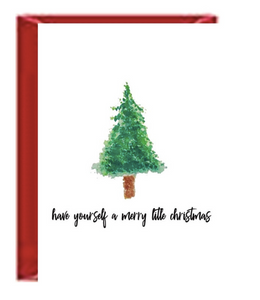 Holiday Boxed Greeting Cards - Water Color Tree