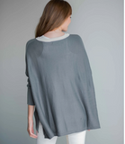 The Catalina Ringer Sweater - Pewter