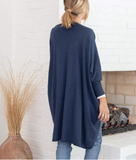 The Chelsea Kimono Sweater - Chambray