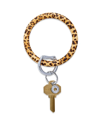 Bi O Silicone Key Ring - Cheetah