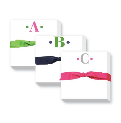 Chubbie Initial Notepad