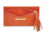 Tassel Fold Out Wallet - Burnt Orange