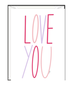 Love You Valentine Greeting Card