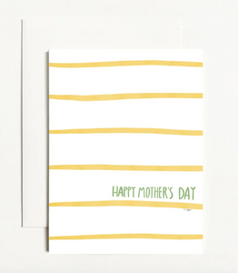 Mother's Day Yellow Stripe