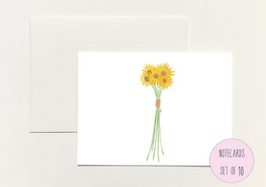 Sunflower Folded Card
