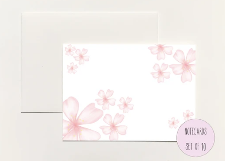 Sakuras Boxed Notecards