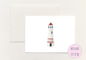 Lighthouse Folded Notecard