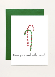 Wishing You A Sweet Holiday Season! Greeting Card