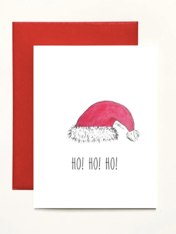 Holiday Boxed Greeting Cards - HO! HO! HO!