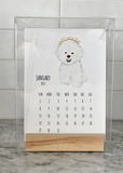 Dog Desk Calendar