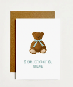 So Beary Excited to Meet You Little One - Blue Ribbon