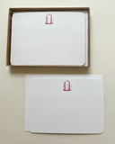 Red Tote Flat Notecards