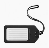 Luggage Tag - Black and White Dot