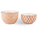 Boheme 7 oz. Candle Hand Painted Bowl Pink Pepper Pomelo Scent