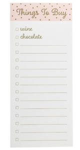 Things to Buy Notepad