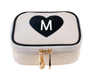 Zoe Mini Jewelry Bag - Heart