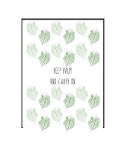 Keep Palm Greeting Card