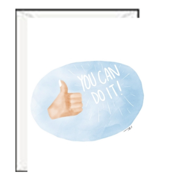 You Can Do It Greeting card