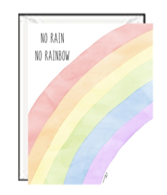 No Rainbows Greeting Card