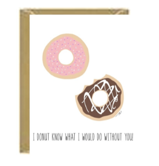 Donuts Greeting Card