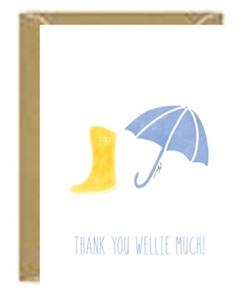 Rainboot Greeting Card