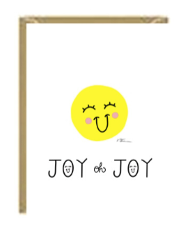 Joy Joy Greeting Card